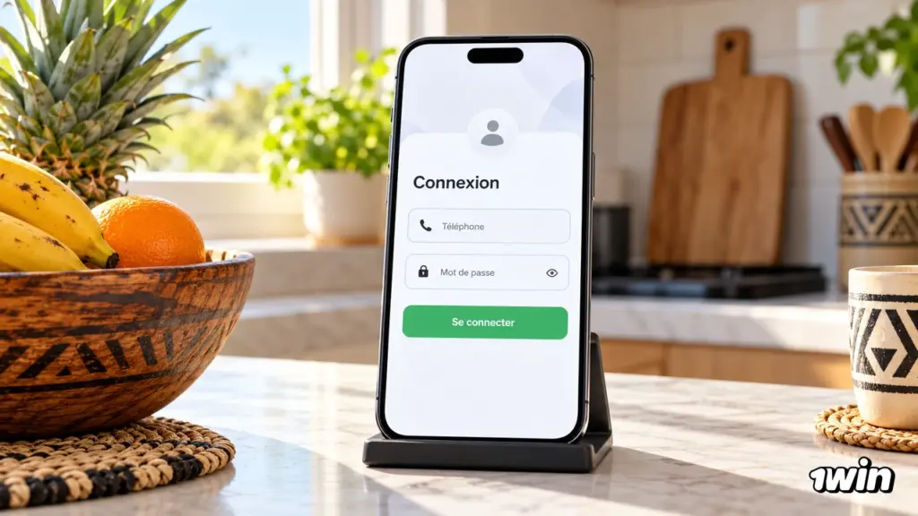 Illustration de l’accès à l’application et au compte
